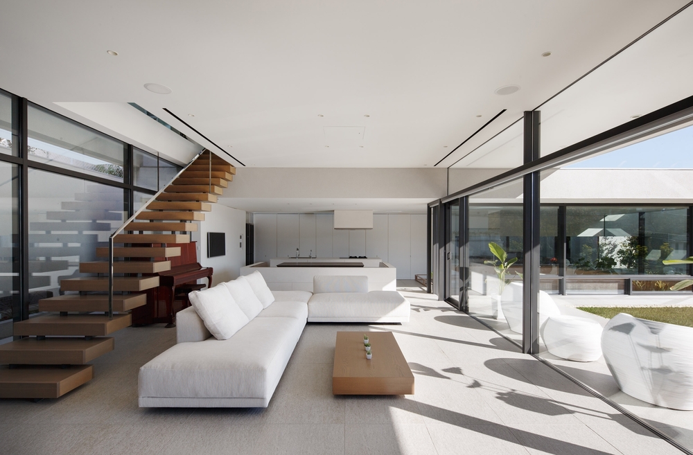 Interior of modern luxury home in Portugal