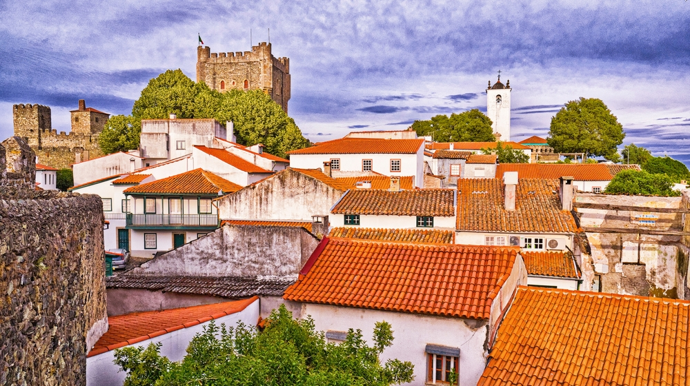 View of Bragança in Northern Portugal