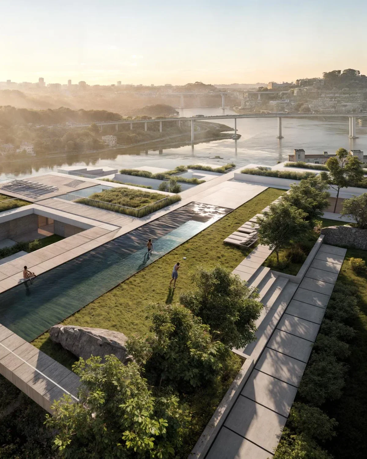 Luxury river view development in Portugal, showcasing O'Rizon Living's vision and design.