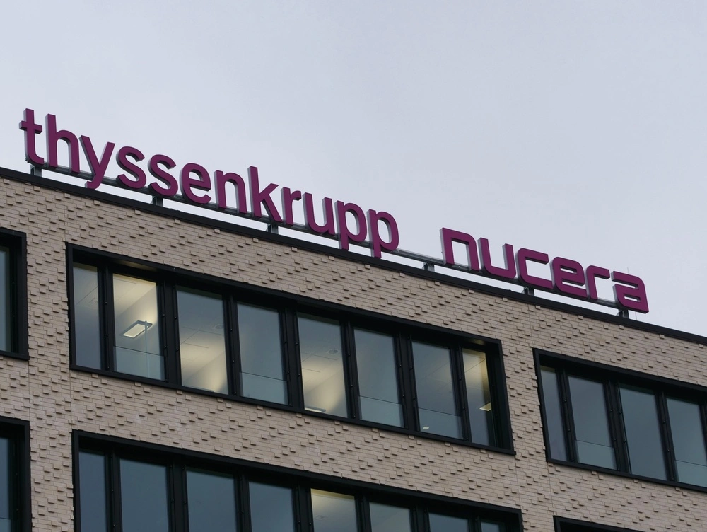 Offices of German firm Thyssenkrupp Nucera