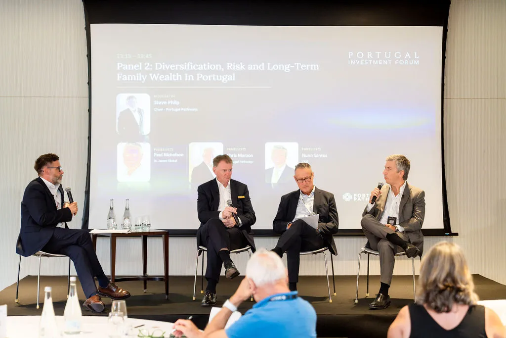 Expert panel at the Portugal Investment Forum