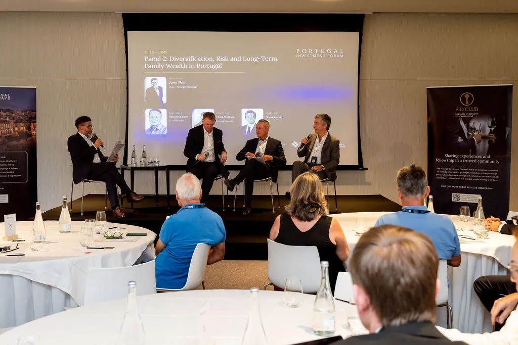 Expert panel at the Portugal Investment Forum