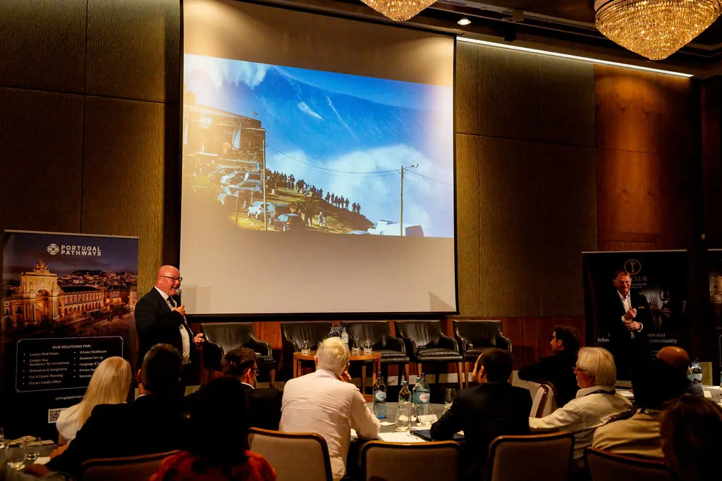 Paul Stannard and Chris Marson at the Portugal Investment Forum