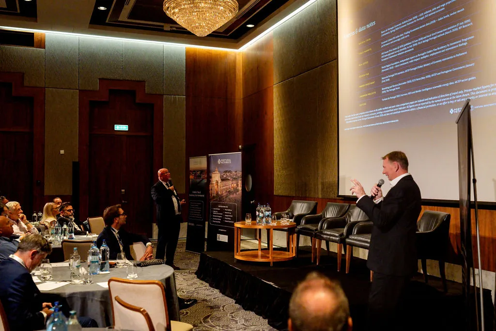 Paul Stannard and Chris Marson at the Portugal Investment Forum