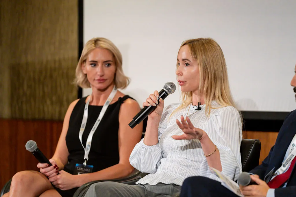 Alina Obolonska at the Portugal Investment Forum