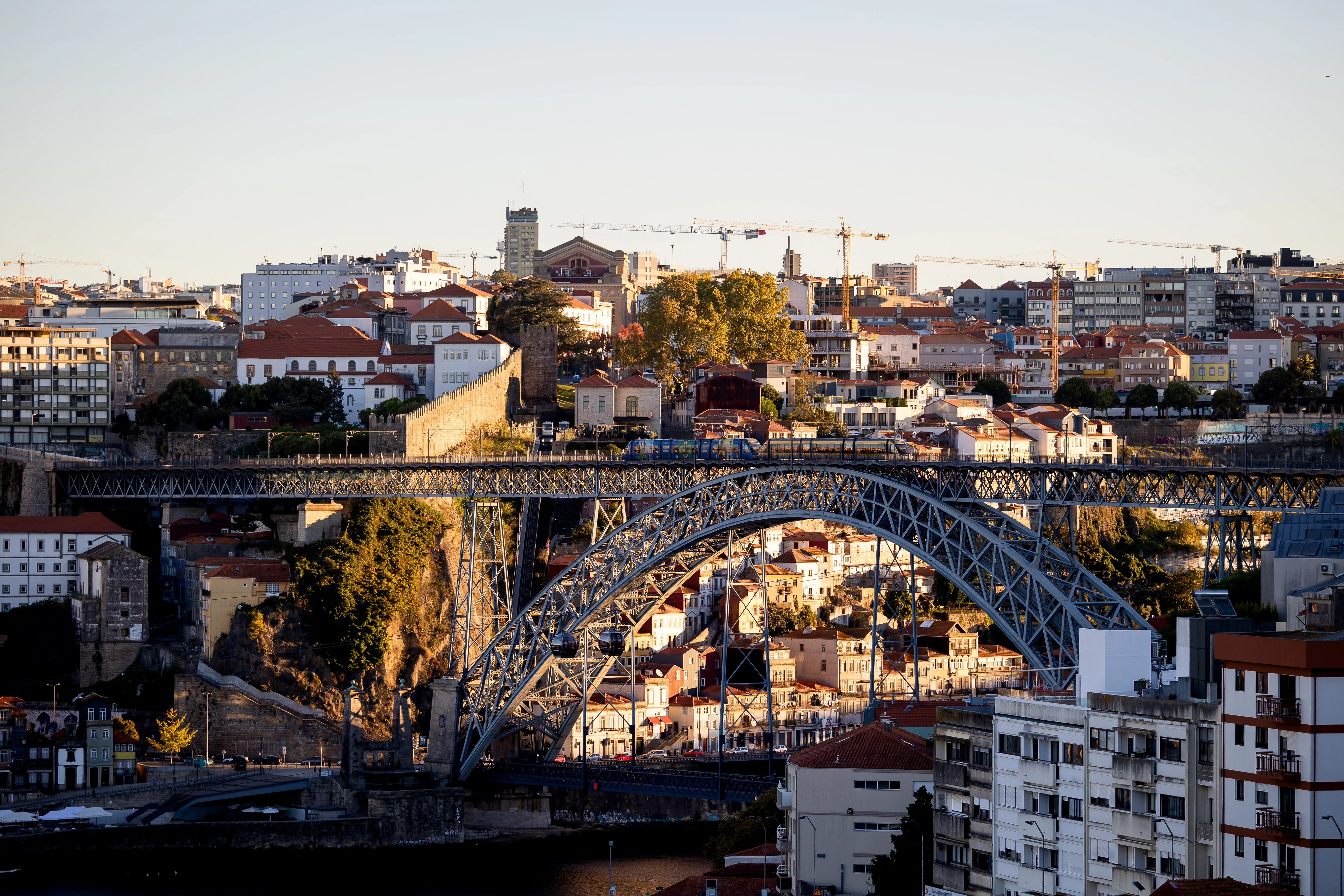 View of the bridge in Porto