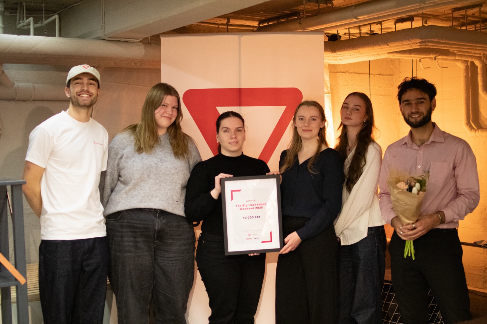 Deltagare samlade efter helgens avslutning