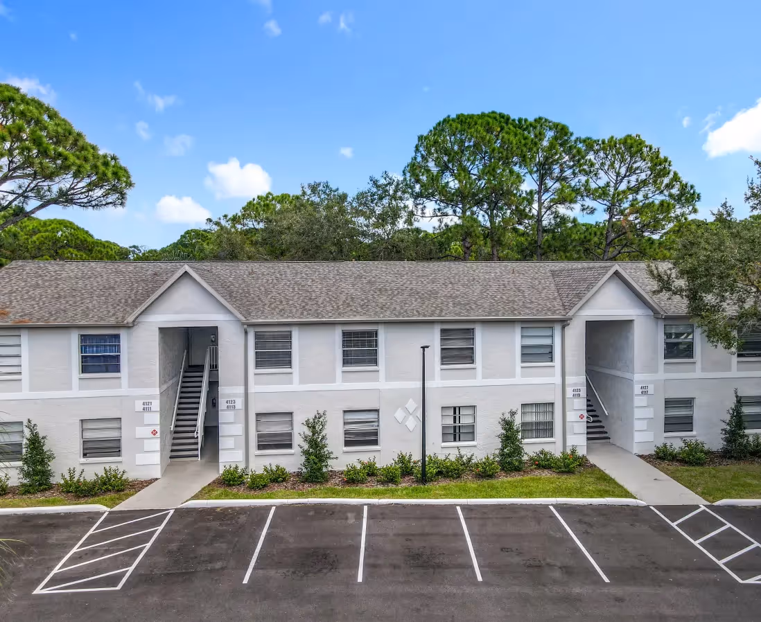 Front Exterior with parking lot