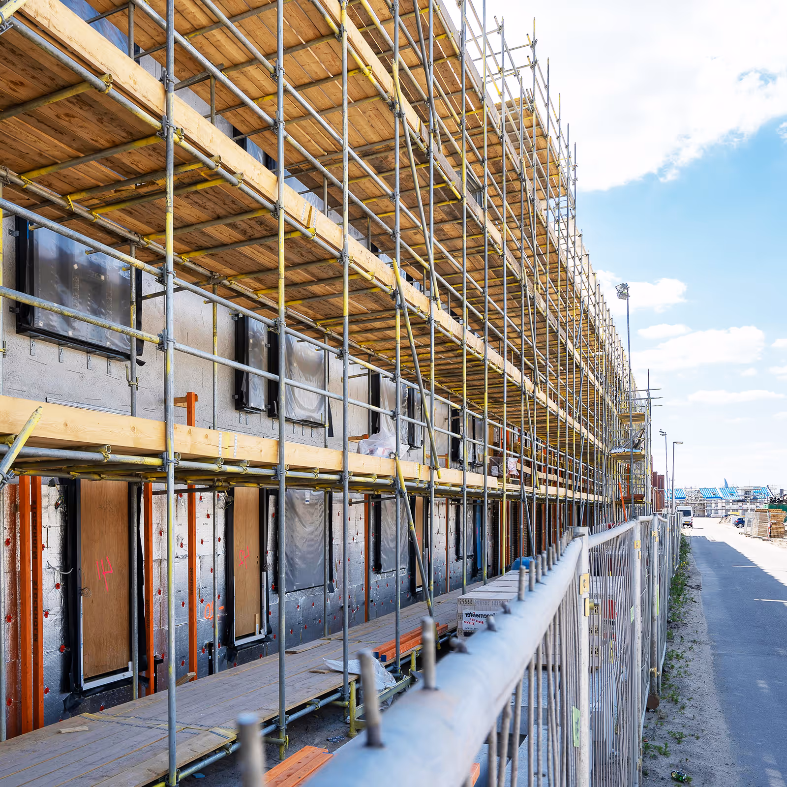 travaux de chantier de rénovation énergétique