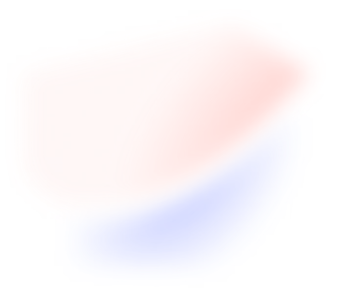Background with a smooth gradient blending red and blue colors with blurry edges.