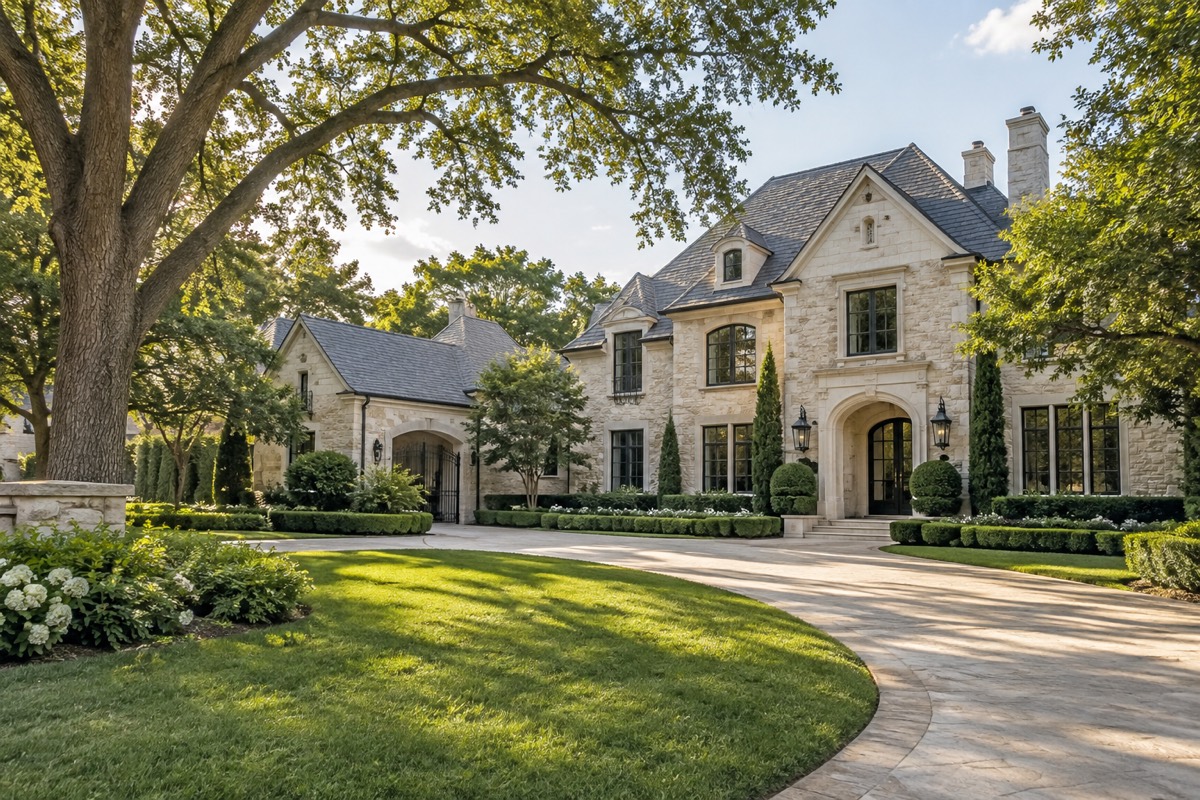 Luxury estate in Preston Hollow, Dallas