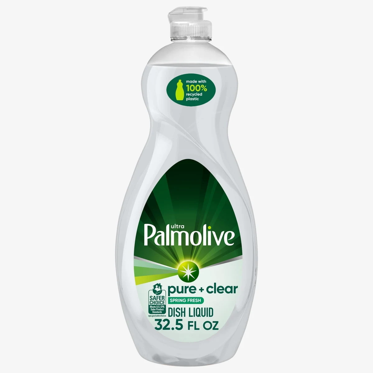Palmolive Ultra Pure + Clear liquid dish soap, Spring Fresh, 32.5 fl oz