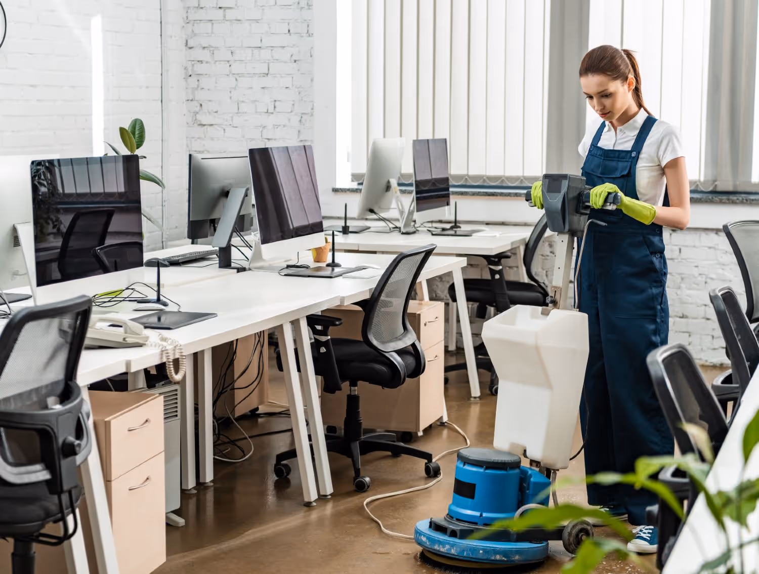 Create a cleaner, healthier, and more productive workplace with our professional Office Cleaning services. Gmaids provides eco-friendly office cleaning solutions for businesses of all sizes, including private offices, shared workspaces, reception areas, kitchens, and restrooms. Our trained cleaning teams use non-toxic products that reduce allergens and improve indoor air quality while maintaining a polished and professional appearance for employees and clients alike. Flexible scheduling options are available for daily, weekly, or customized office cleaning needs.