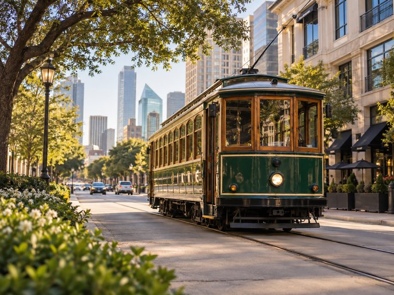 McKinney Avenue Trolley in Dallas