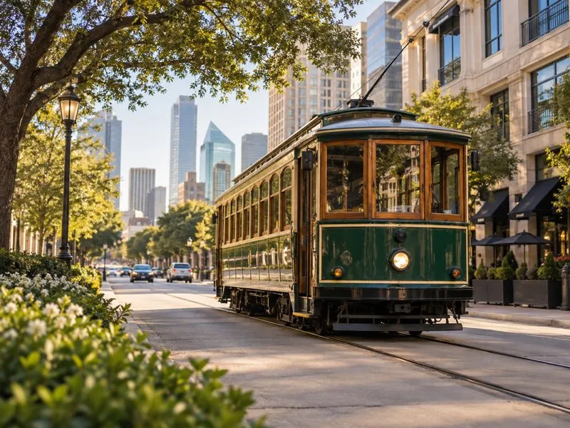 McKinney Avenue Trolley in Dallas