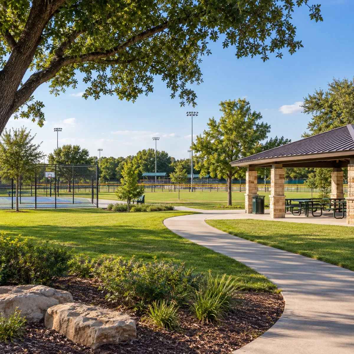 Grimes Park in DeSoto, Texas