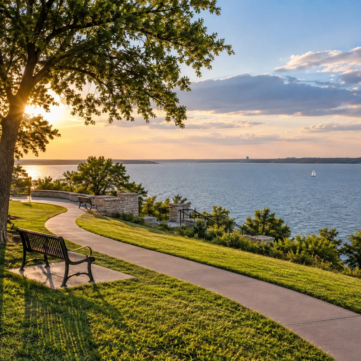 Scenic Point Park in Rowlett, Texas