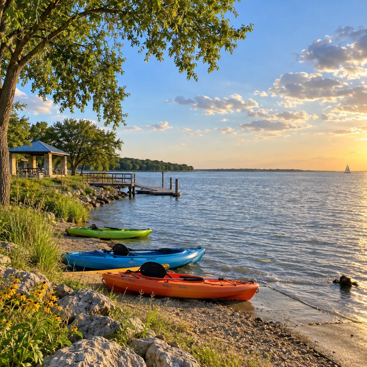 Paddle Point Park in Rowlett, Texas
