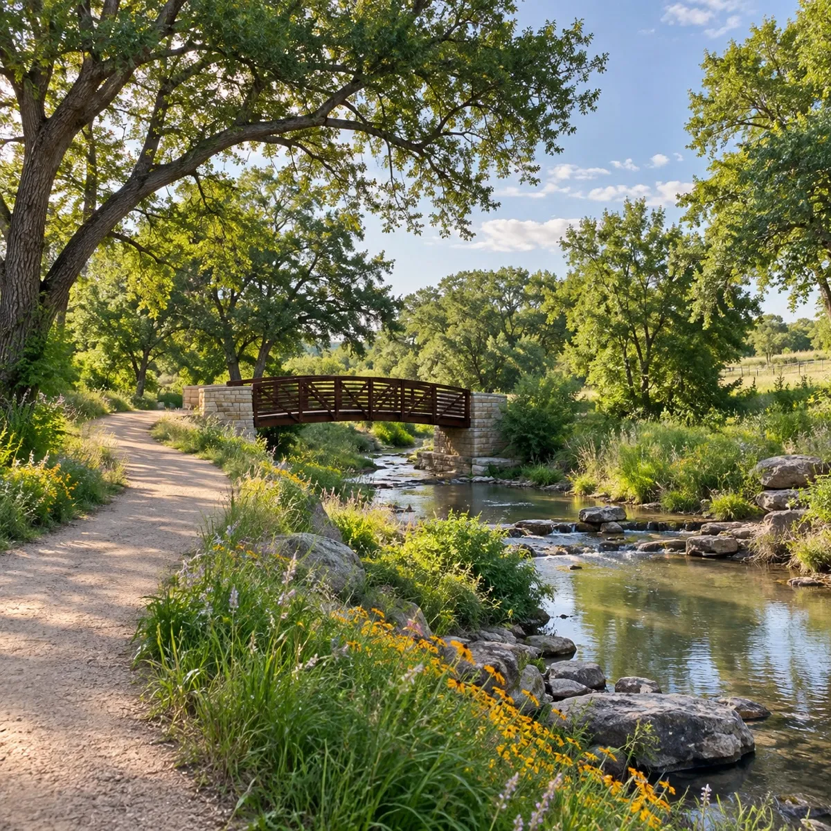 Tri-Creek Greenbelt in Sunnyvale, Texas