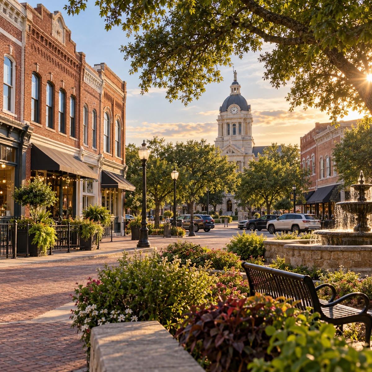 Historic Downtown McKinney in McKinney, Texas