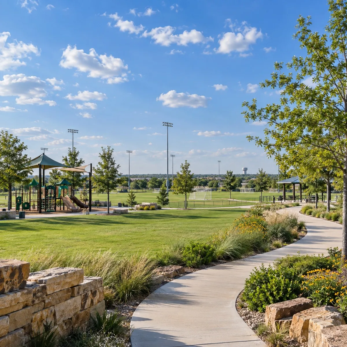 Frontier Park in Prosper, Texas