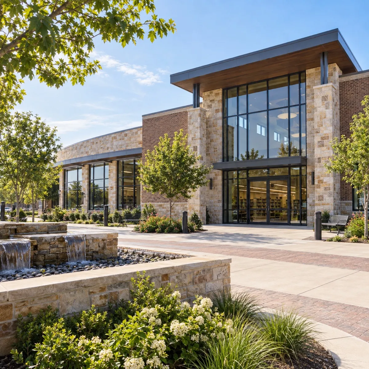 Prosper Community Library in Prosper, Texas