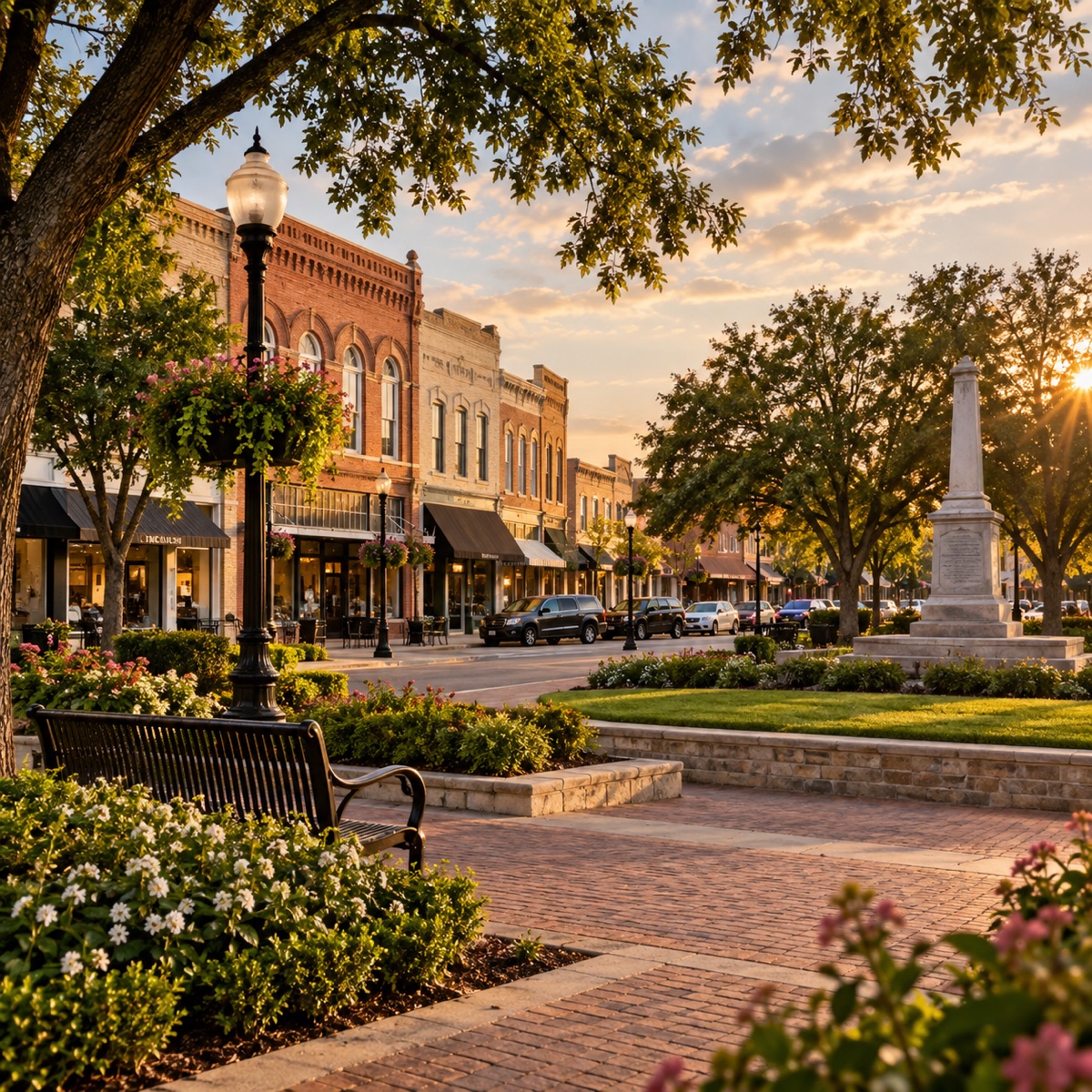 Historic Downtown Celina Square in Celina, Texas