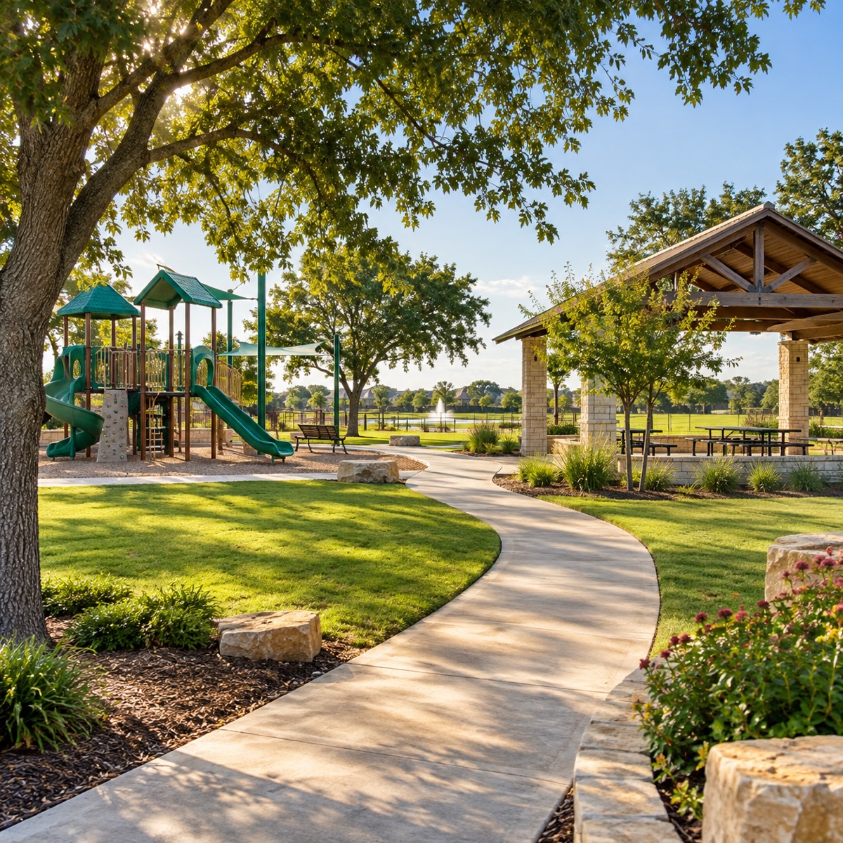 Melissa Central Park in Melissa, Texas