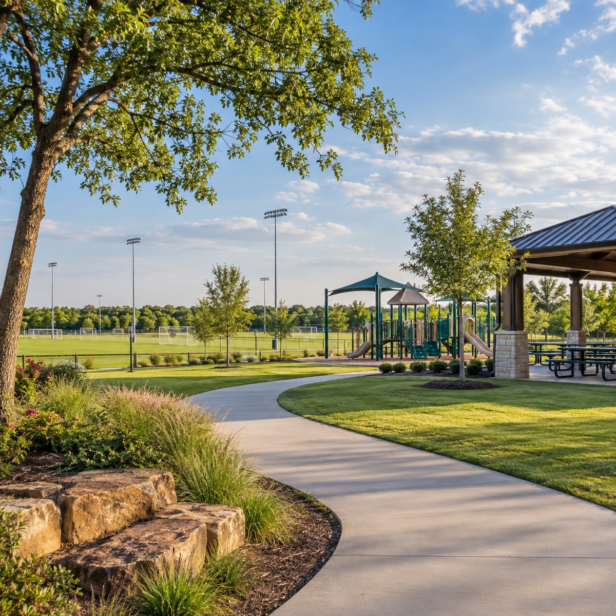 J.M. Caldwell Sr. Community Park in Princeton, Texas