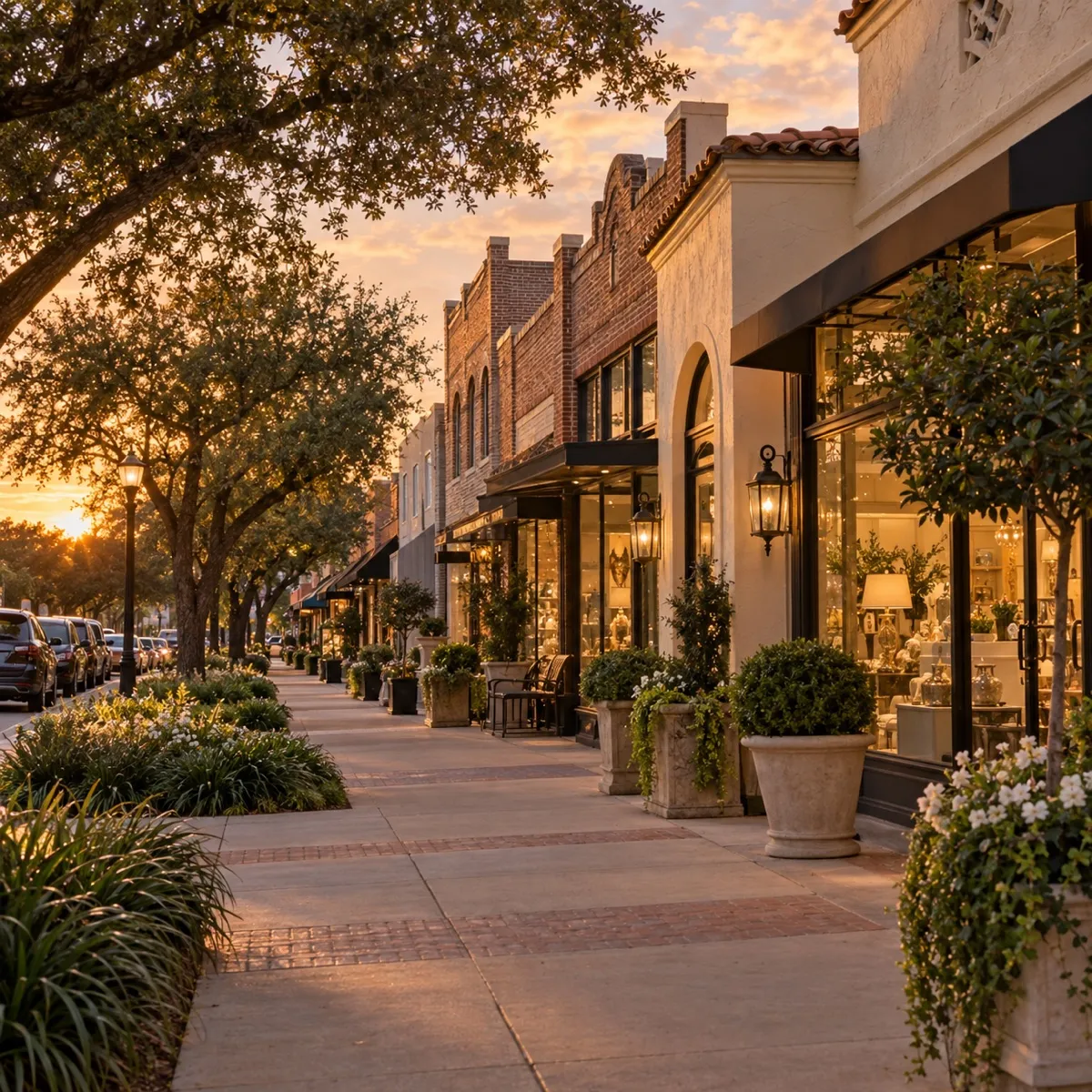Lakewood Shopping Center in Dallas, Texas