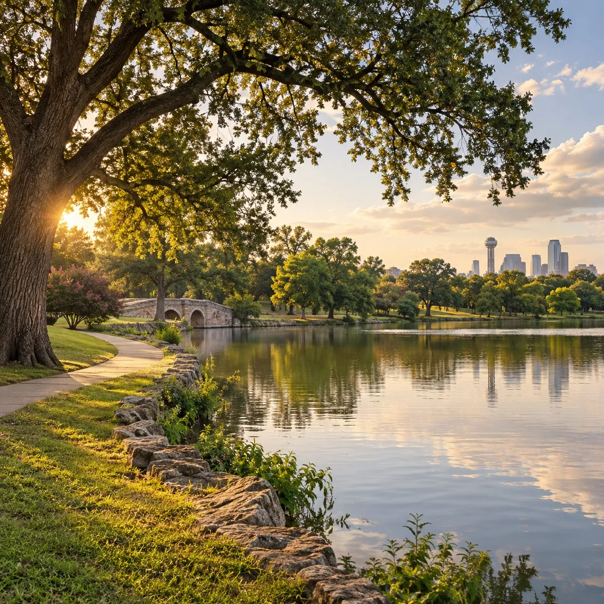 Lake Cliff Park near Kessler Park, Dallas, Texas