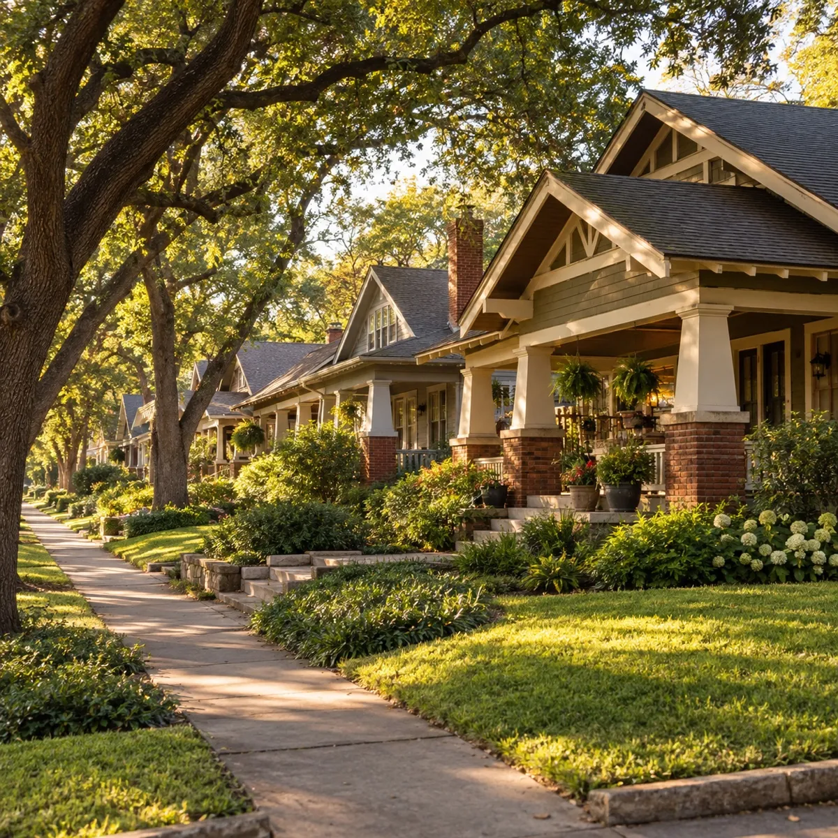 Winnetka Heights Historic District near Kessler Park, Dallas, Texas