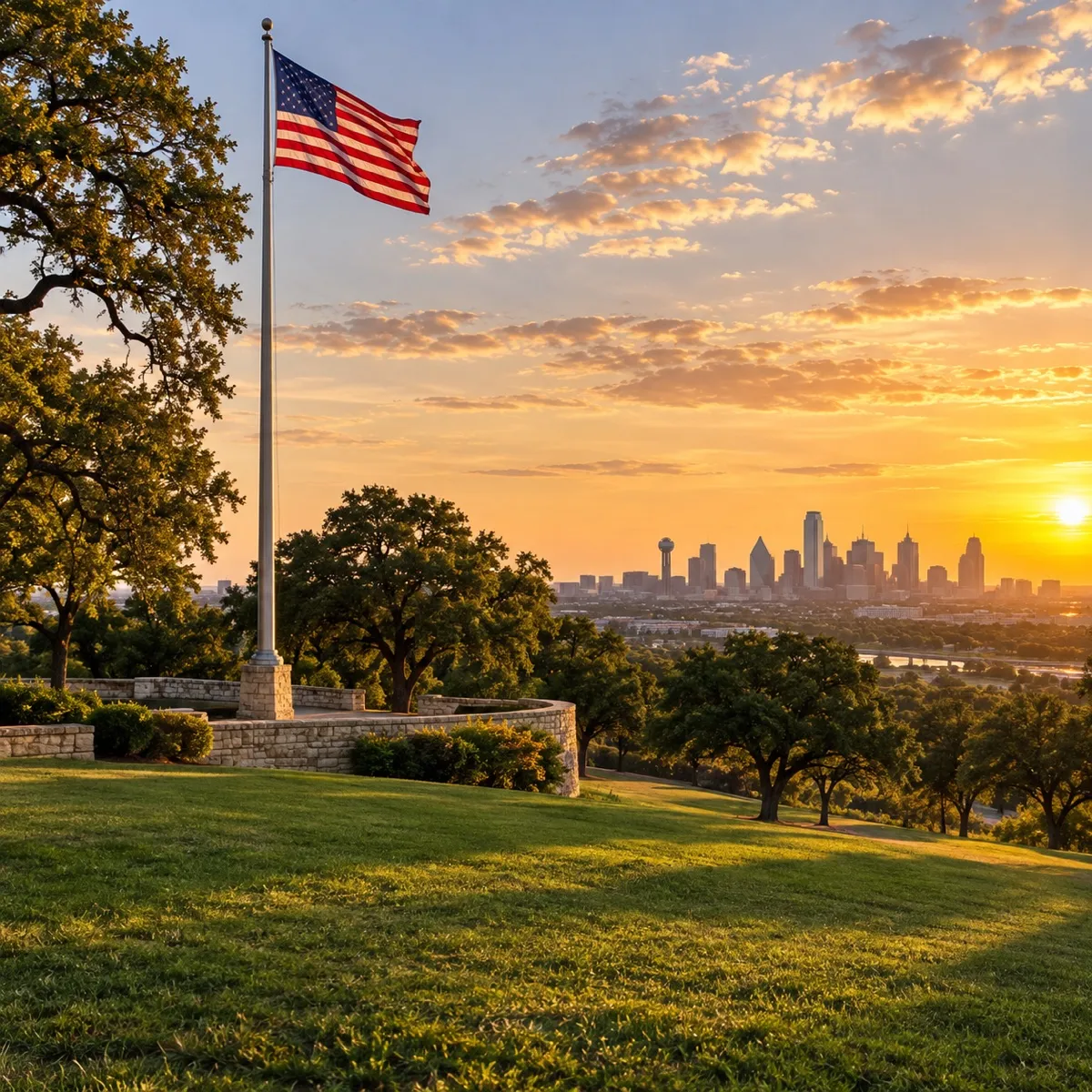 Flag Pole Hill in Dallas, Texas
