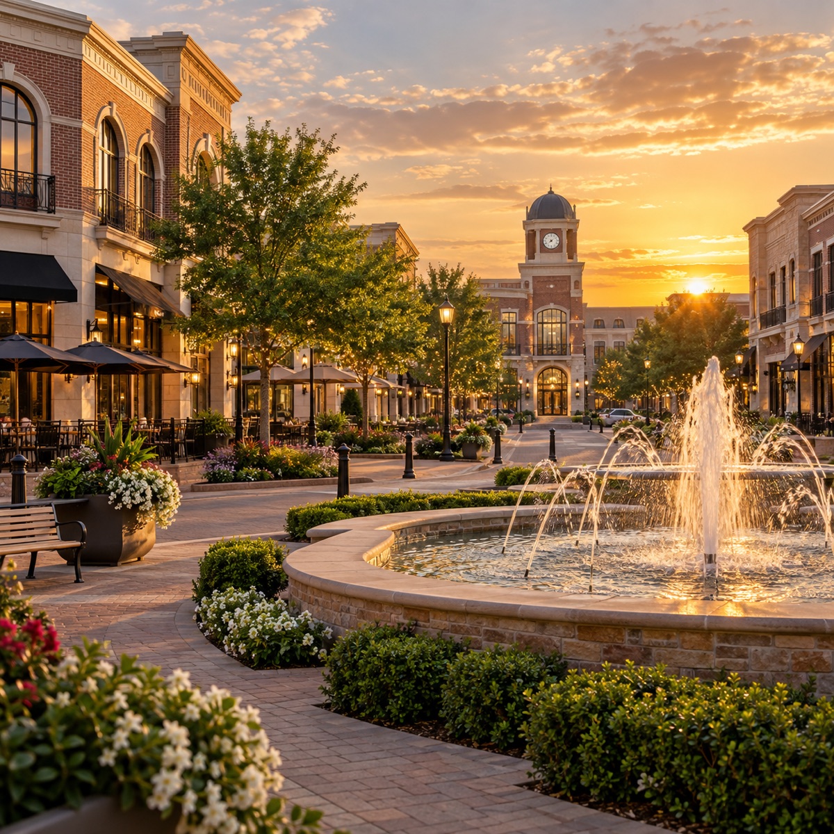 Southlake Town Square in Southlake, Texas