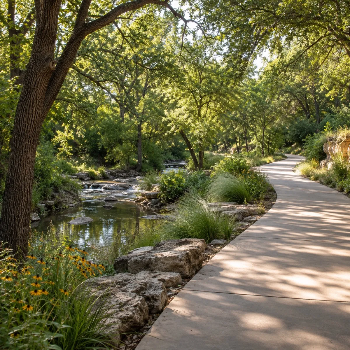 Pleasant Run Trail in Colleyville, Texas