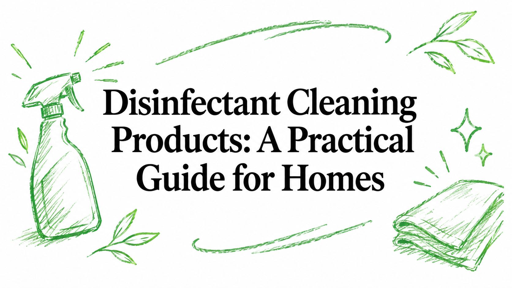Disinfectant Cleaning Products: A Practical Guide for Homes