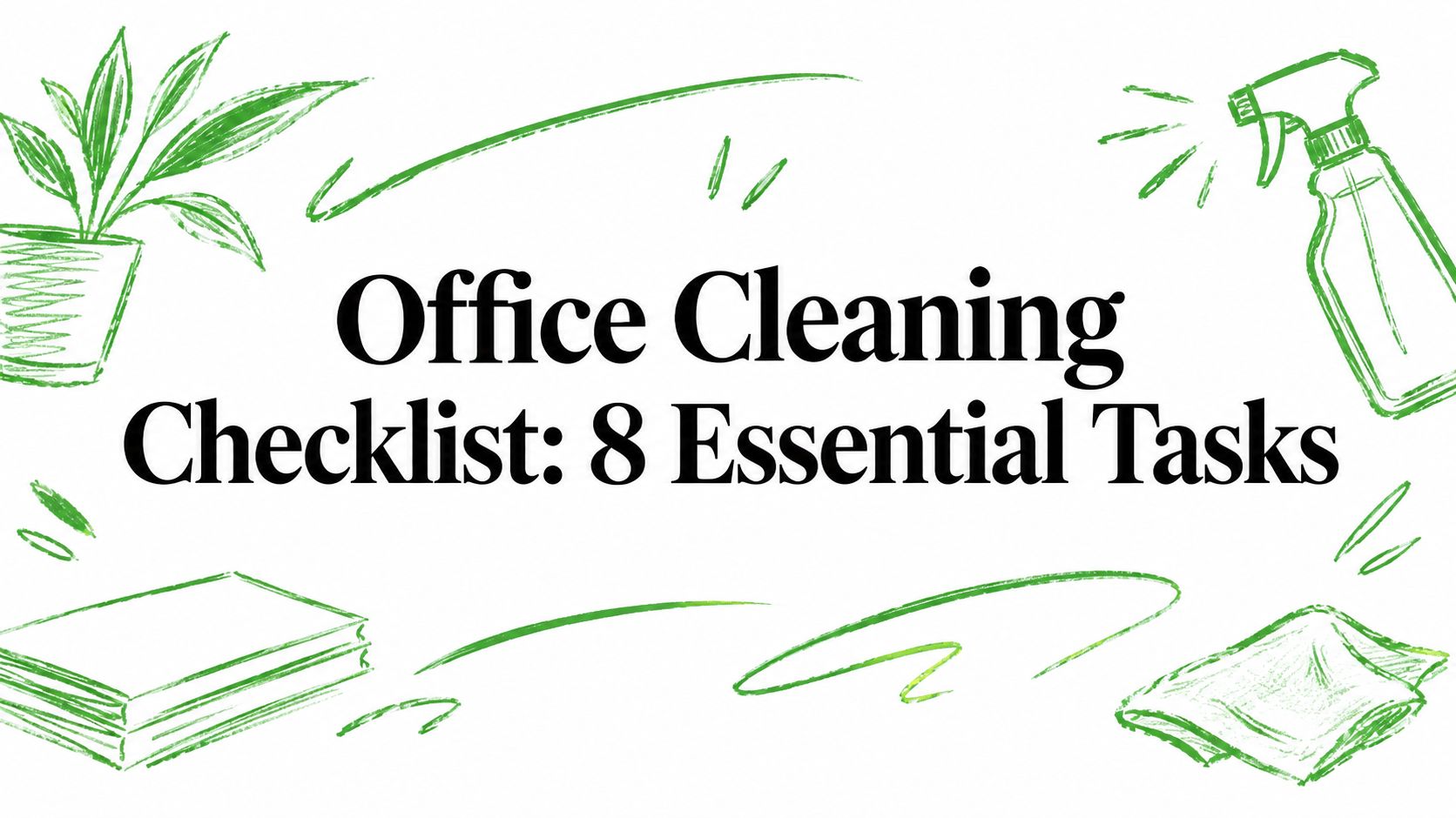 Office Cleaning Checklist: 8 Essential Tasks