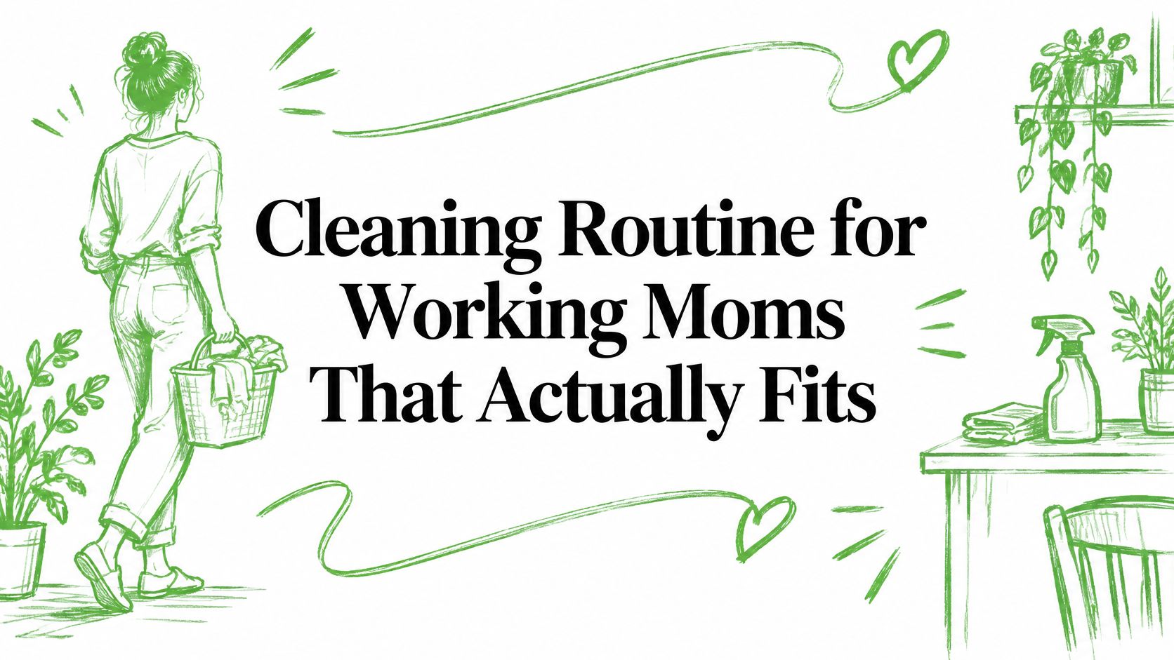 Cleaning Routine for Working Moms That Actually Fits
