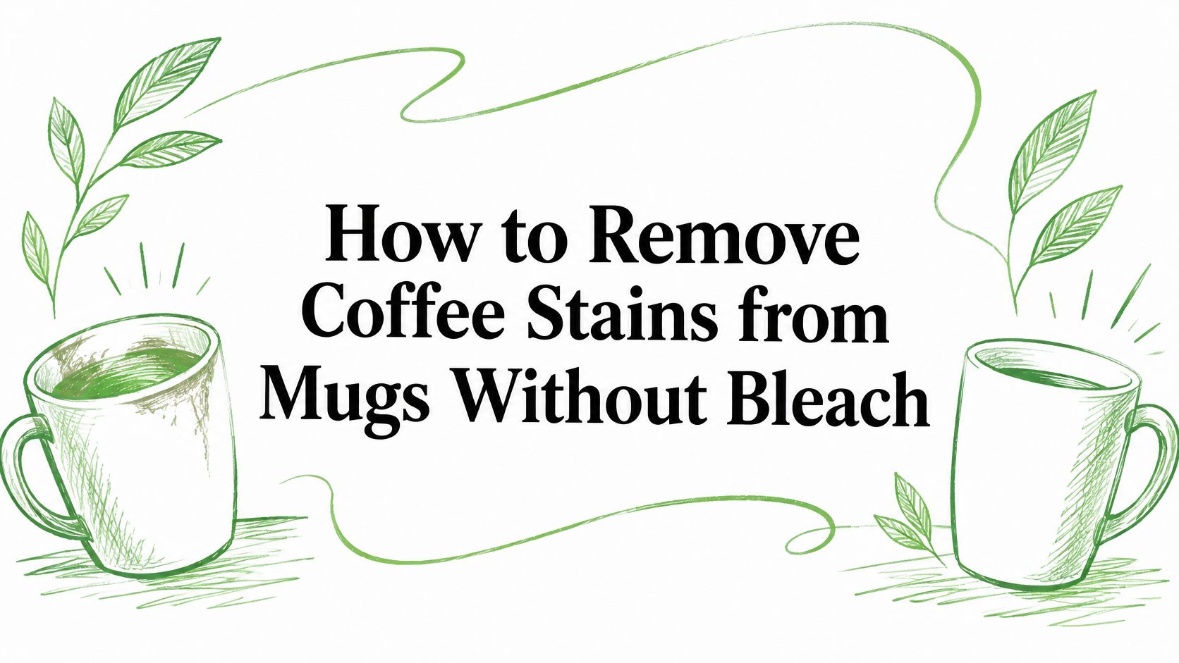 How to Remove Coffee Stains from Mugs Without Bleach