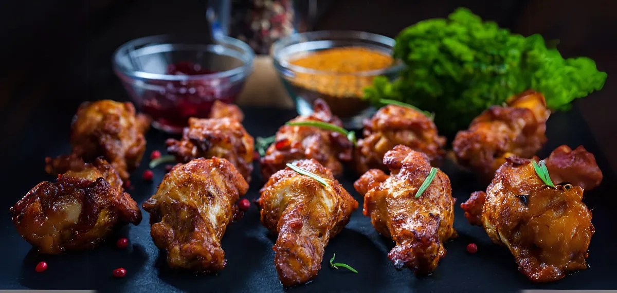Saucy chicken wings from Wingz