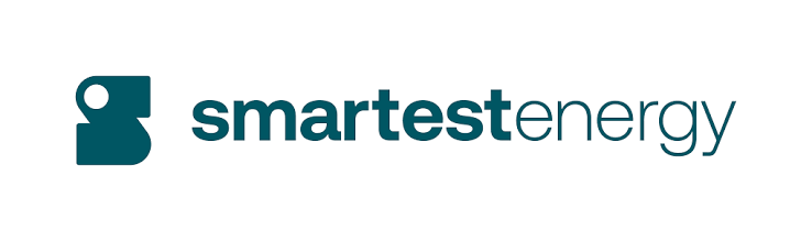Smartest Energy company logo with stylized 'S' icon to the left of the text.