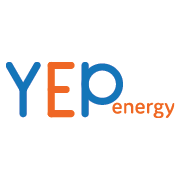 Text logo displaying the word 'YEP' in blue and orange, followed by the word 'energy' in smaller orange letters.