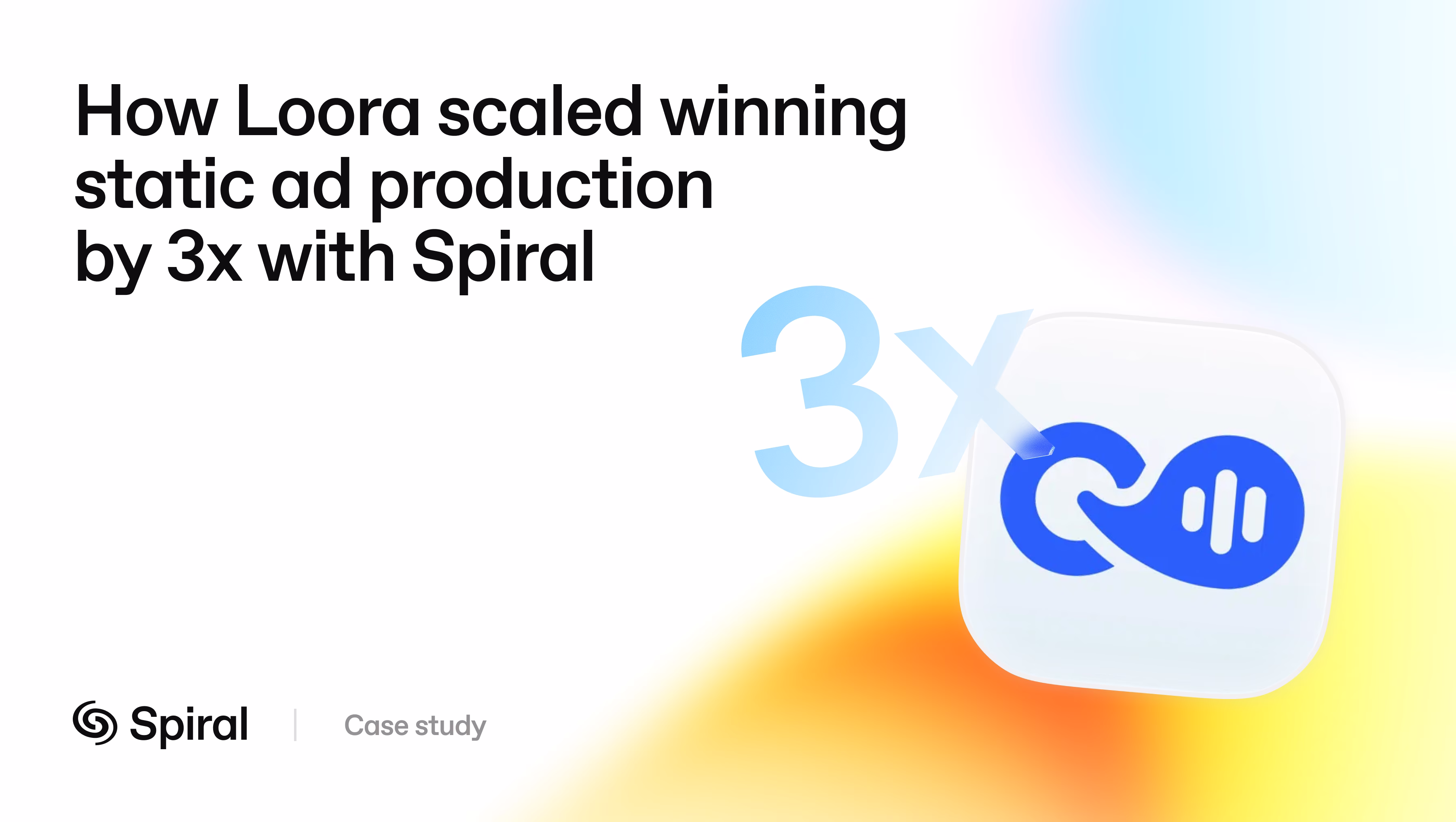 How Loora scaled winning static ad production by 3x with Spiral