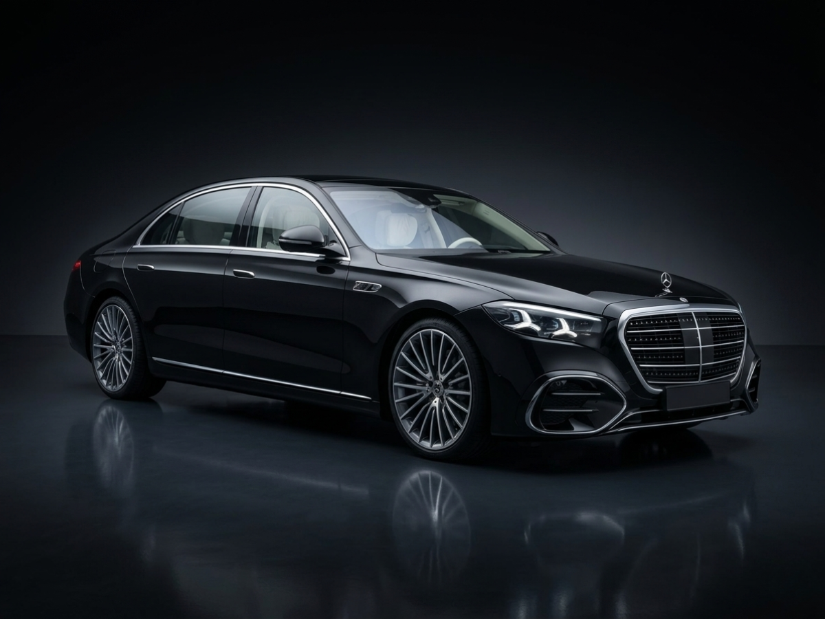 Mercedes S-Class 2025 – airport transfer Munich luxury chauffeur service