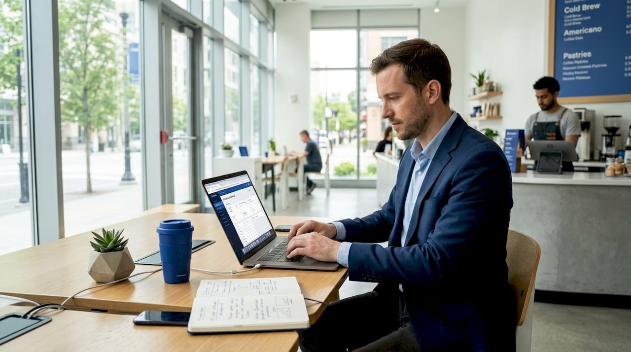Data scientist working on AI security deployment