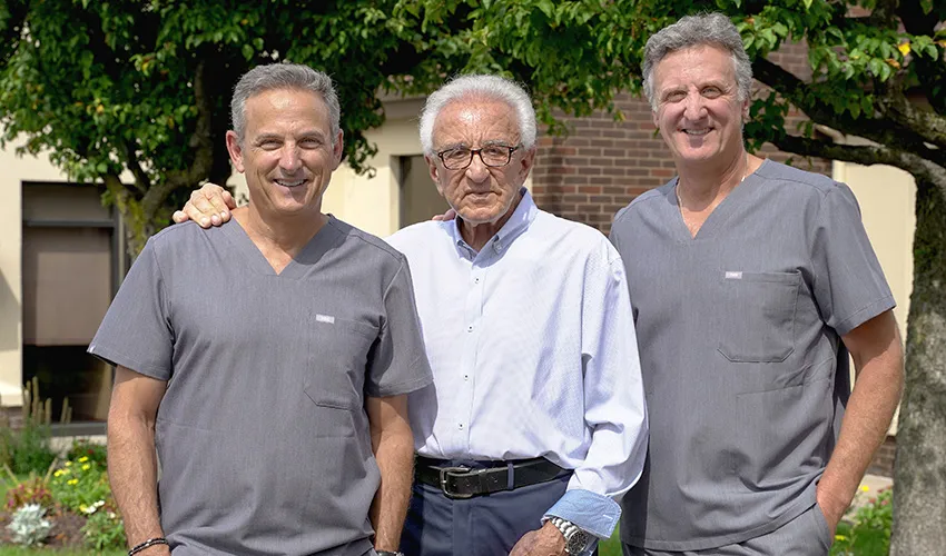 Dr. Frank LaMar Jr., Dr. Frank LaMar Sr., and Dr. James LaMar