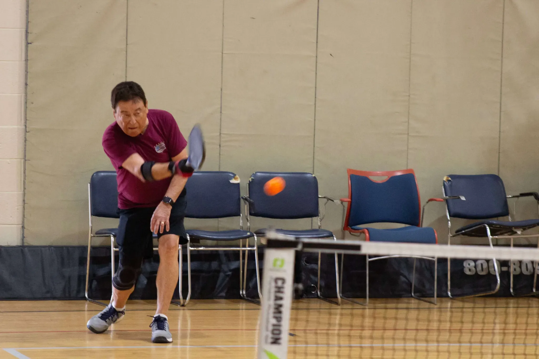 Man playing JCC Pickleball
