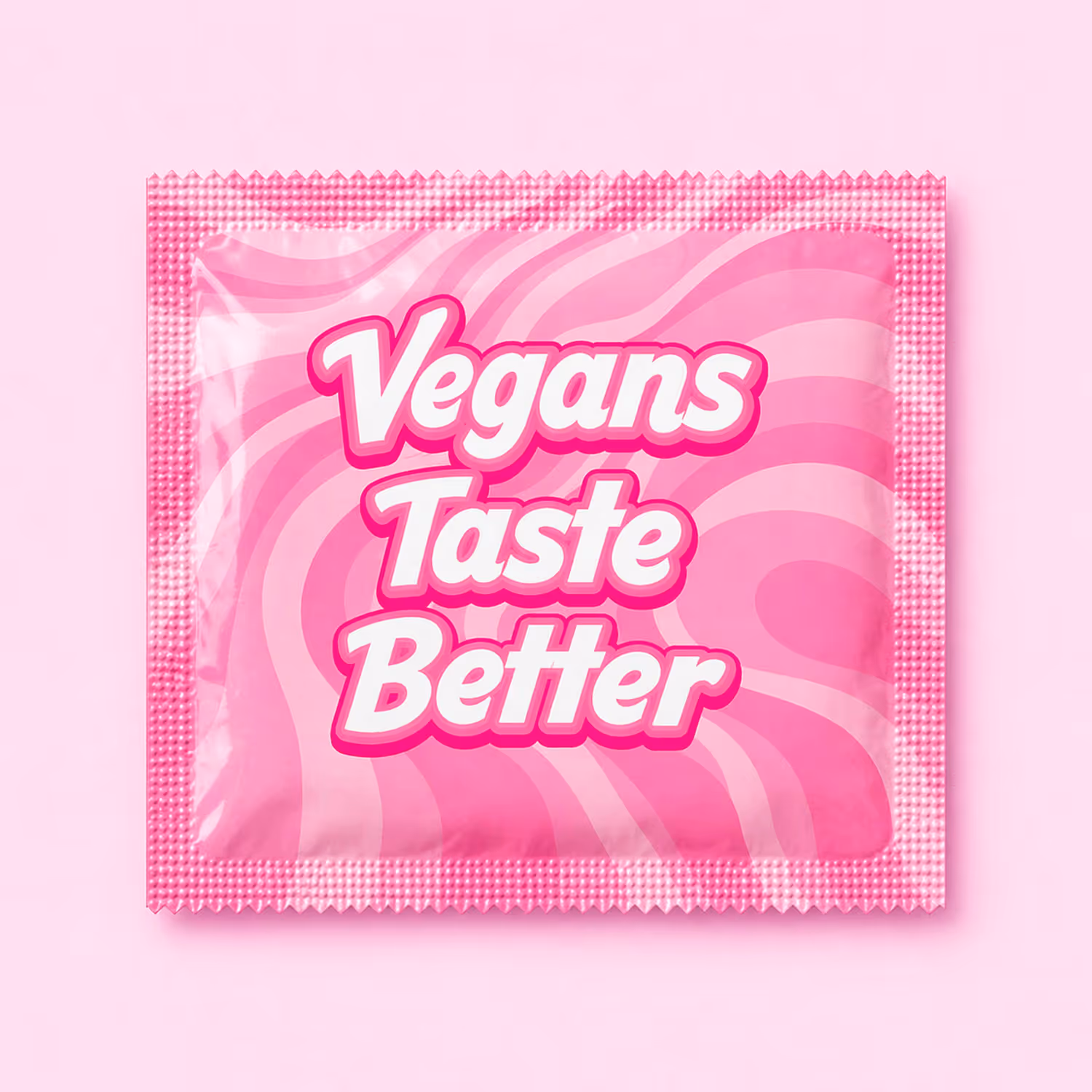 Back of V-gan Booty condom packaging