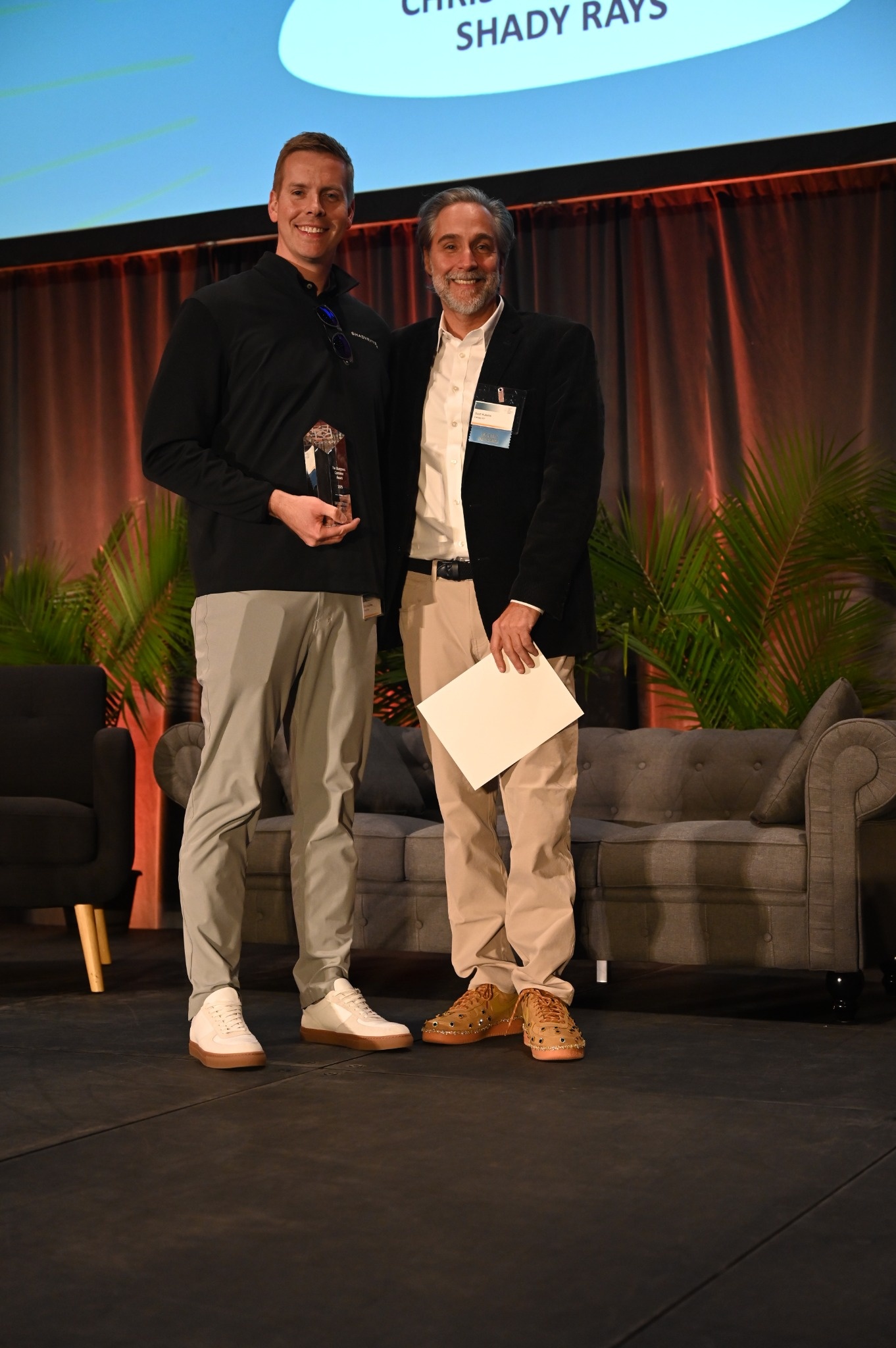 KFI Studios accepting the Environmental Impact award