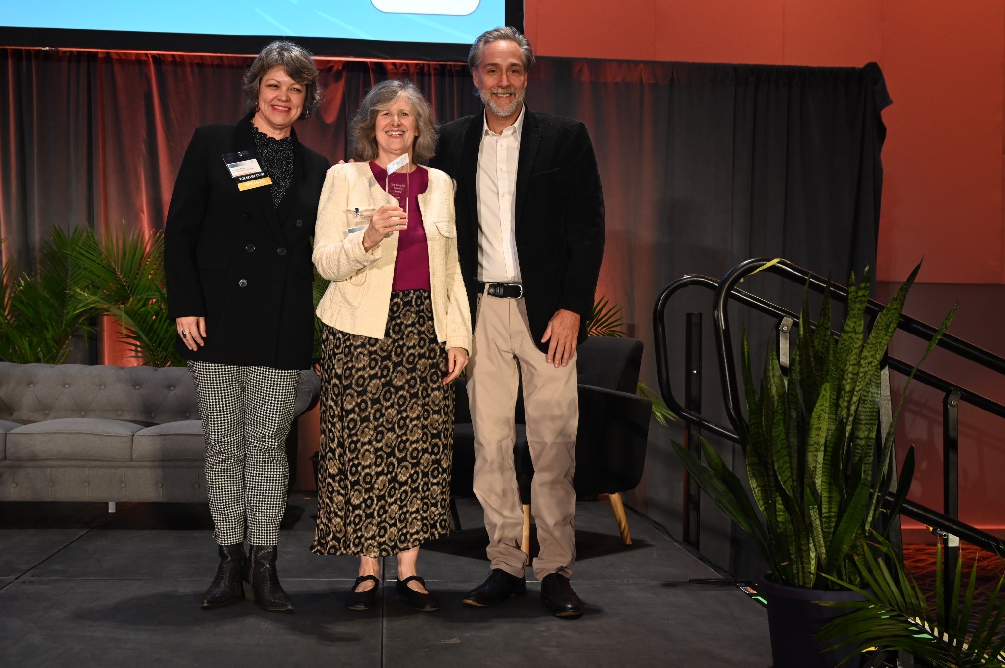 KFI Studios accepting the Environmental Impact award